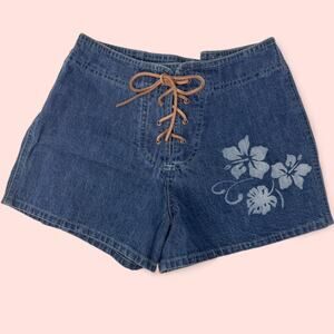 Y2k denim shorts